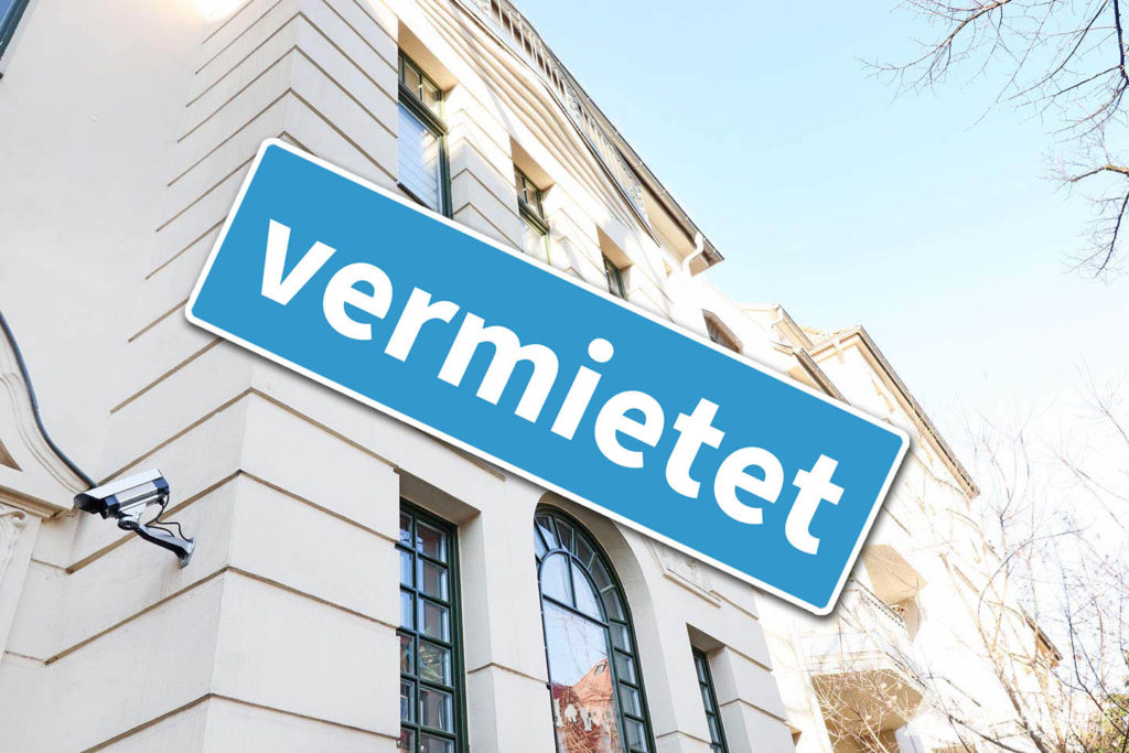 Fassade-vermietet